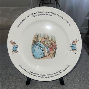 1991 Frederick Warne & Co. Peter Rabbit Plate